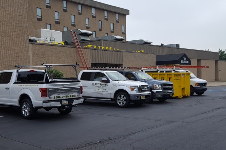 New Fully Adhere GAF TPO roofing system, Radisson Hotel